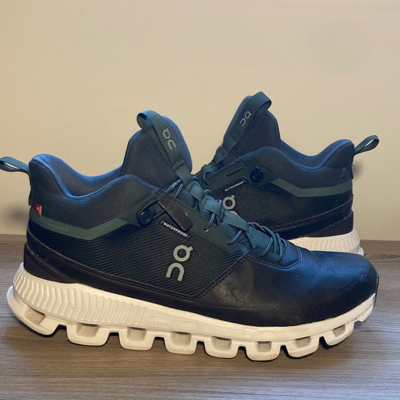 On Running Shoes - On Running cloud Hi Fir-Umber 9 waterproof Athletic Shoes